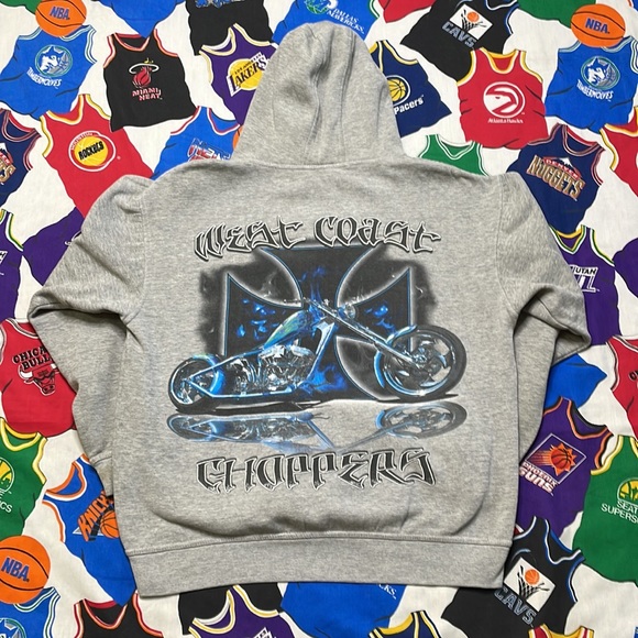 Vintage Y2K Jesse James West Coast Choppers Hoodie RARE! - Picture 1 of 7